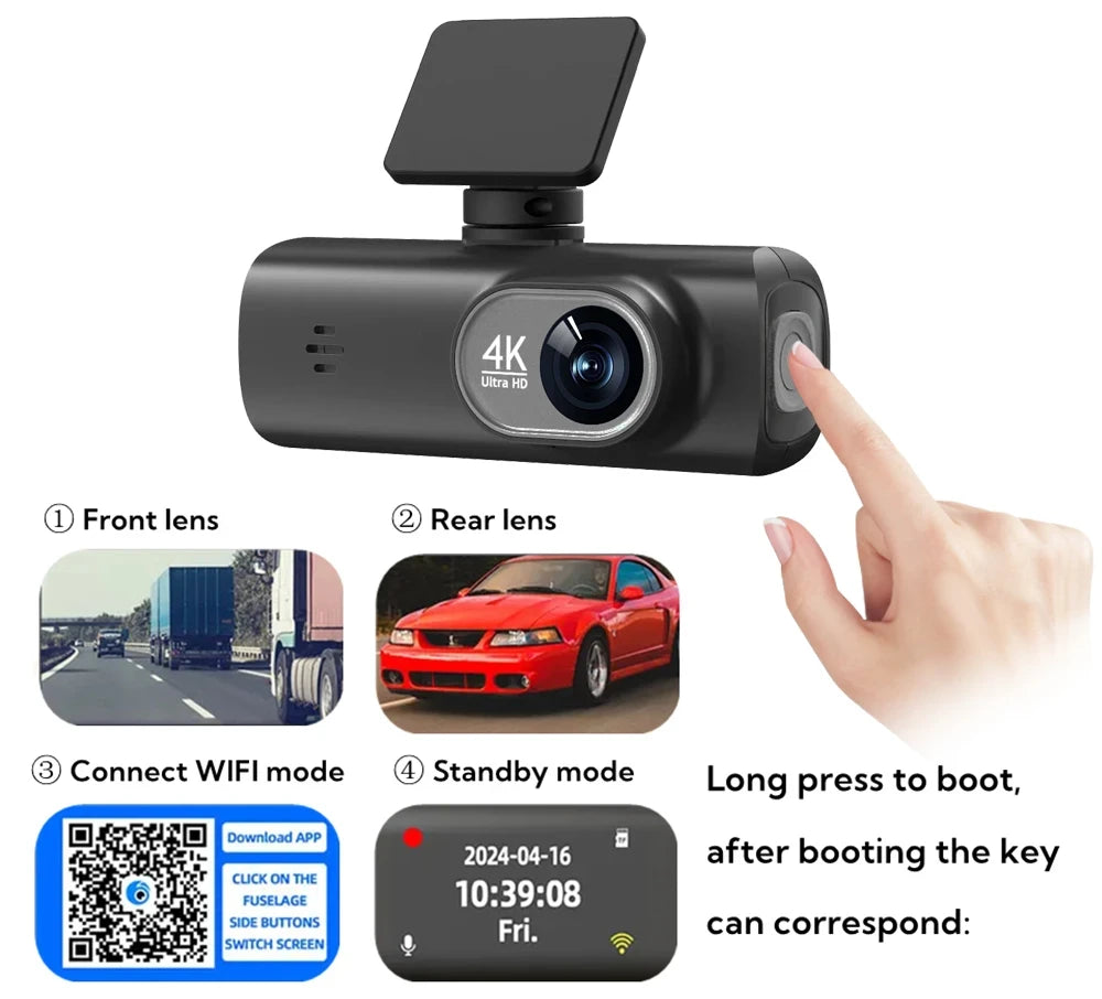 Dual Lens Dash Camera