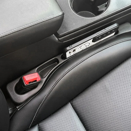 Universal 2Pcs Car Seat Console Bag between Seats Interior Auto Organizer Decoration Gap Filler Seat Crevice Storage Box
