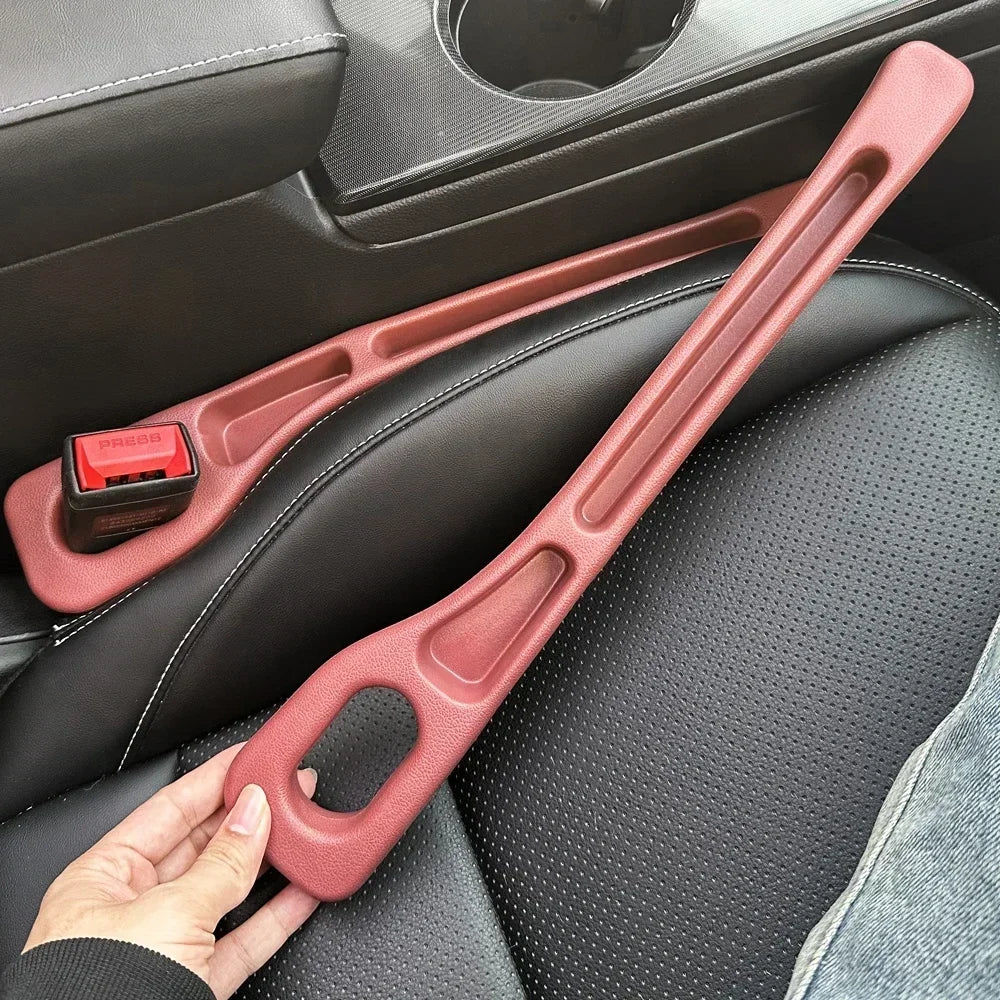 Universal 2Pcs Car Seat Console Bag between Seats Interior Auto Organizer Decoration Gap Filler Seat Crevice Storage Box