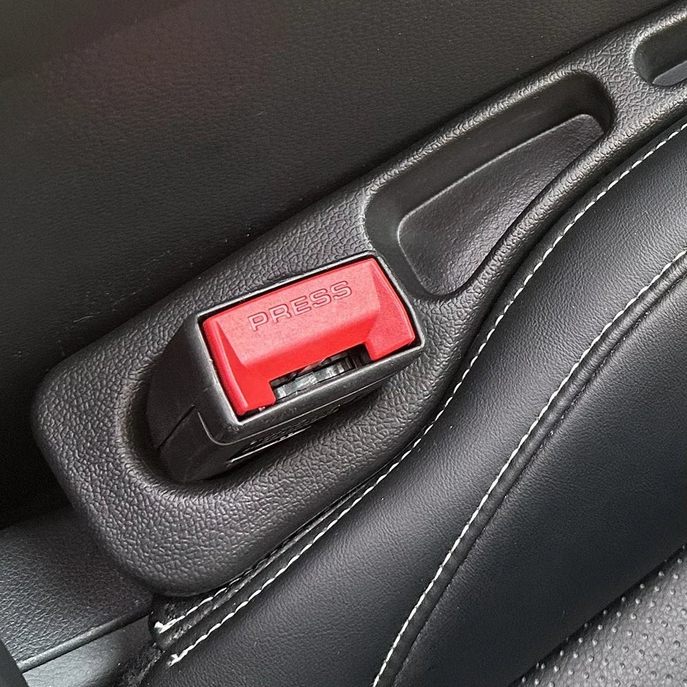 Universal 2Pcs Car Seat Console Bag between Seats Interior Auto Organizer Decoration Gap Filler Seat Crevice Storage Box